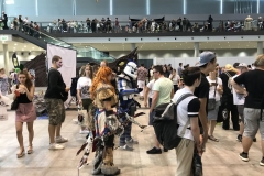 Eine Menge Cosplayer